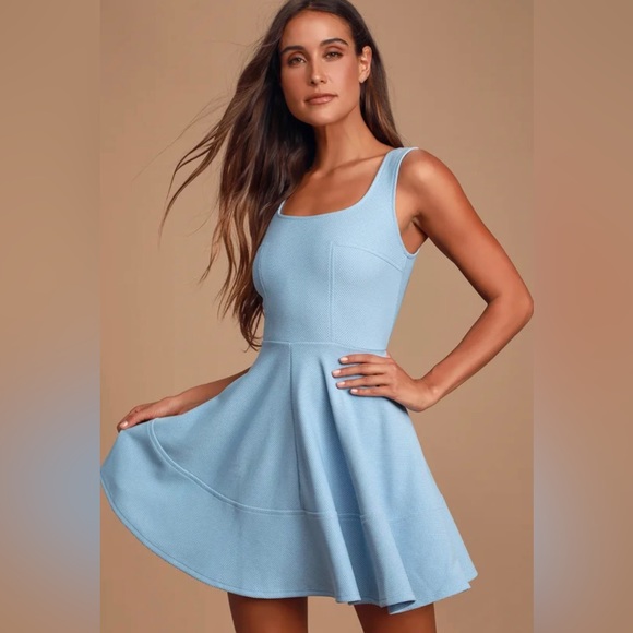 Lulus Dresses & Skirts - Lulus periwinkle skater dress, large, NWT